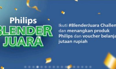 TikTok Challenge Blender Juara Berhadiah Produk Philips & Voucher