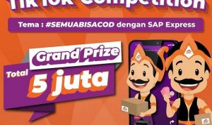 TikTok Challenge Semua Bisa COD SAP Express Total Hadiah 5 Juta Rupiah