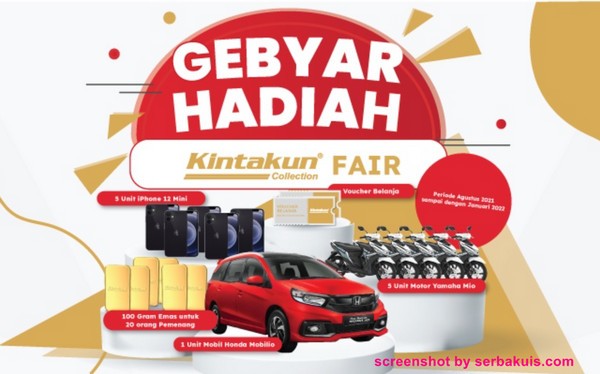 Undian Kintakun Collection Fair Berhadiah Honda Mobilio, 5 Motor, dll