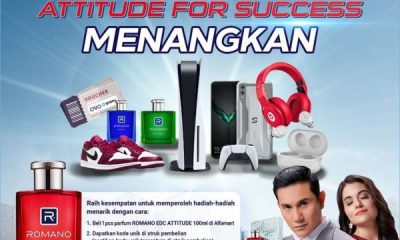 Undian Parfum ROMANO Berhadiah PS 5, Mi Black Shark II, Sneakers, dll
