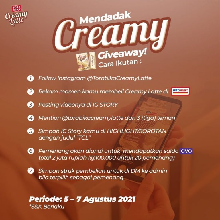 Rekam Video Pas Beli Creamy Latte Di Alfamart Hadiah Saldo OVO 2 Juta