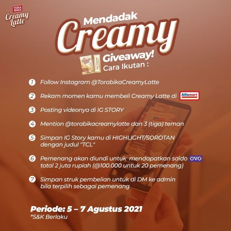 Rekam Video Pas Beli Creamy Latte Di Alfamart Hadiah Saldo OVO 2 Juta
