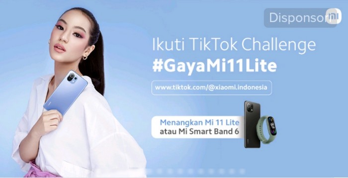Gaya Mi 11 Lite Tiktok Challenge Berhadiah Smartphone & Smartband