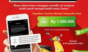 Kuis berhadiah ini berlaku dalam periode 8 - 20 September 2021 dan para pemenangnya akan diumumkan pada 14 September 2021. Simak yuk mekanisme kuis asahi dibawah  ini.