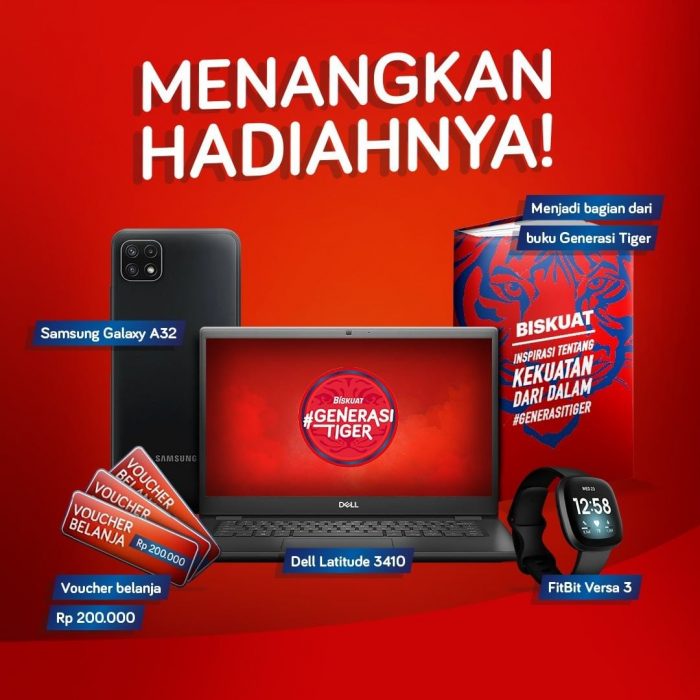 Lomba Cerita Generasi Tiger Biskuat Berhadiah Laptop, HP, Smartwatch, dll