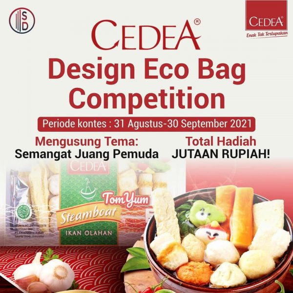 Lomba Desain Eco Bag CEDEA Seafood Berhadiah Uang 4 Juta Rupiah