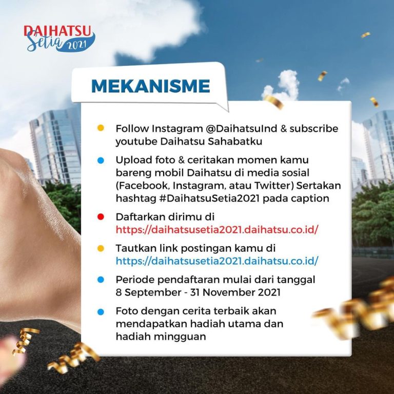 Lomba Foto Daihatsu Setia 2021 Berhadiah Uang Total 50 Juta Rupiah