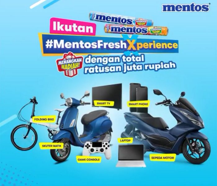 Lomba Foto Mentos Fresh Xperience Berhadiah Motor, Sepeda, Laptop, dll