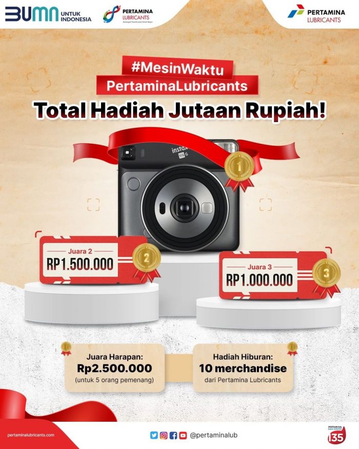 Lomba Foto Mesin Waktu Pertamina Lub Berhadiah Kamera Instax SQ6