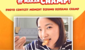 Lomba Foto Serunya Makan Champ Berhadiah Peralatan Masak & Gopay