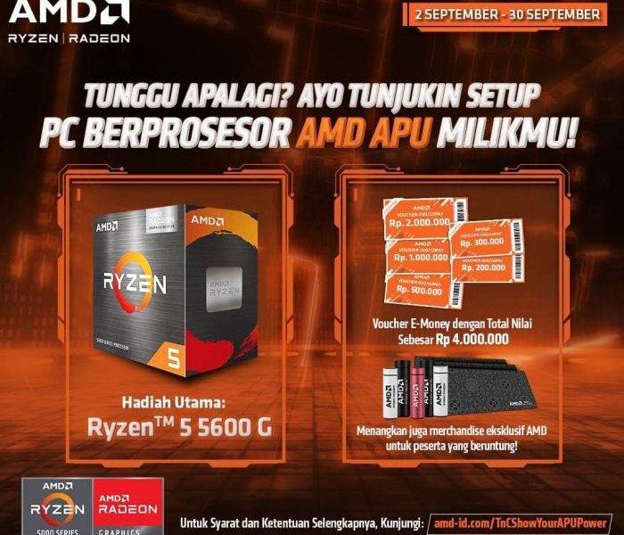 Lomba Foto Setup PC AMD Power Berhadiah Total Jutaan Rupiah