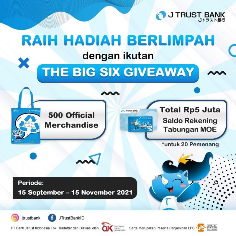 Lomba Foto Twibbon The Big Six Berhadiah Total 5 Juta & 500 Merch