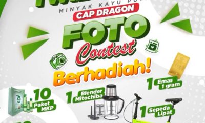 Lomba Foto Twibbonize Cap Dragon Berhadiah Sepeda Lipat, Blender, dll