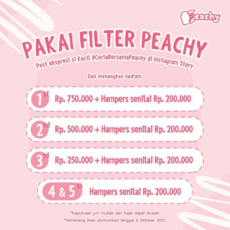 Lomba IG Filter Peachy Berhadiah Total 2.5 Juta Rupiah (2)