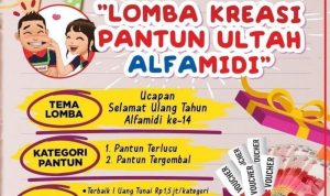 Lomba Kreasi Pantun Ultah 14th Alfamidi Berhadiah Jutaan Rupiah