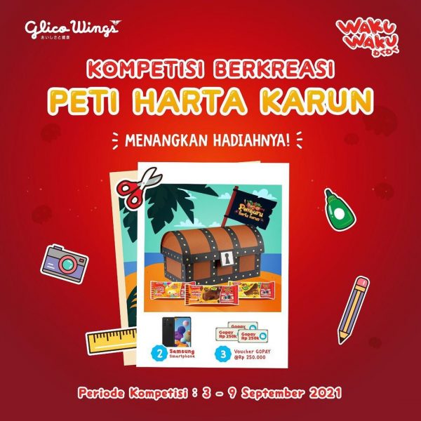 Lomba Kreasi Peti Harta Karun Waku Waku Berhadiah 2 Smartphone & Gopay