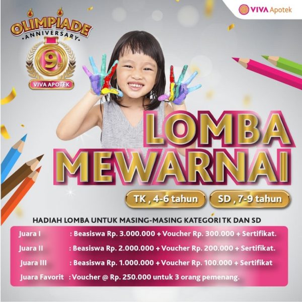Lomba Mewarnai TK SD Berhadiah Beasiswa & Voucher Total Jutaan Rupiah (2)