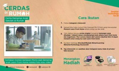 Lomba Moment Cerdas Di Rumah Berhadiah Laptop Lenovo IdeaPad Slim 3i