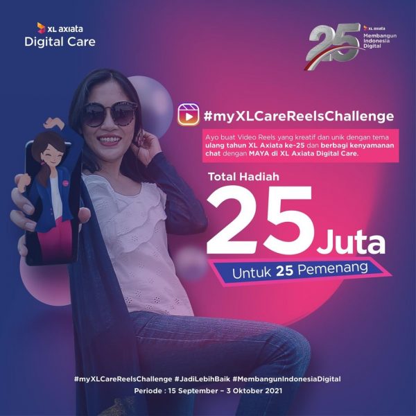 Lomba Reels My XL Care Berhadiah Total 25 Juta Untuk 25 Pemenang