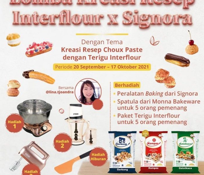 Lomba Resep Choux Paste Berhadiah Signora Mixer, Chopper, Hand Mixer, dll