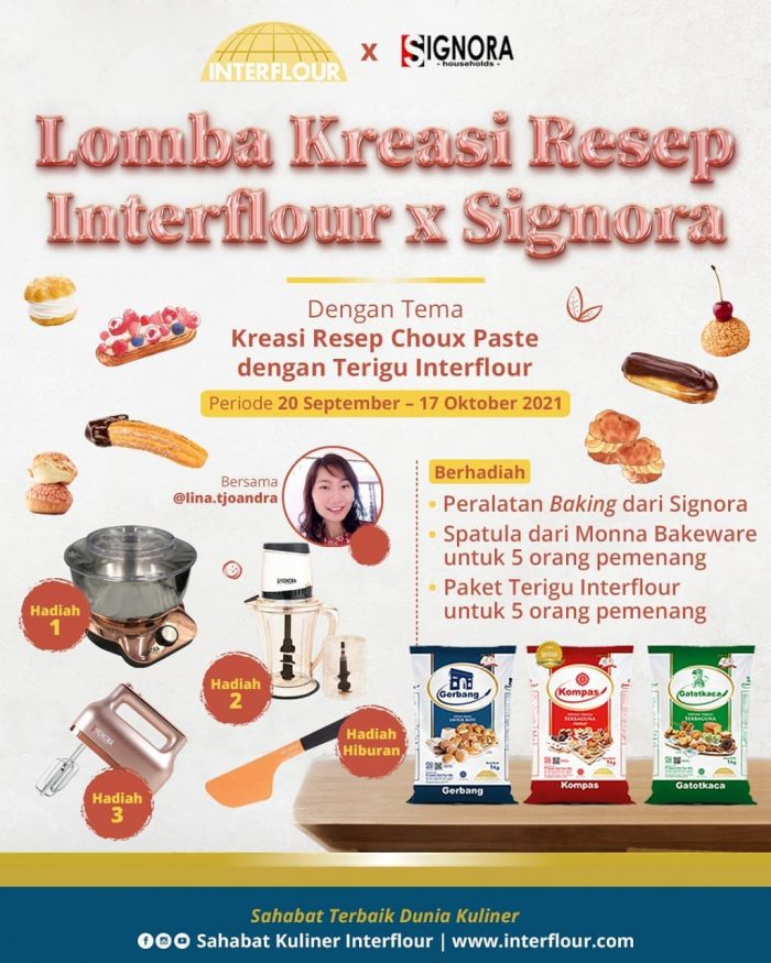 Lomba Resep Choux Paste Berhadiah Signora Mixer, Chopper, Hand Mixer, dll