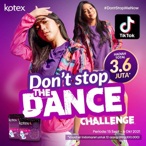 Lomba Video Dance Tiktok Kotex Berhadiah Voucher Indomaret Total 3,6 Juta (1)
