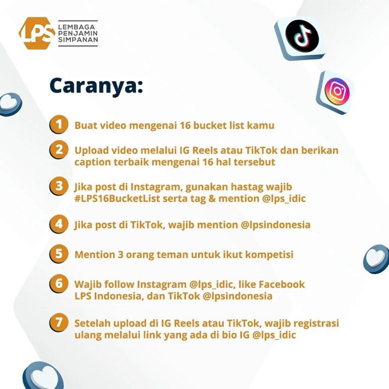 Lomba Video LPS 16 Bucket List Berhadiah Samsung S20 FE, Laptop, dll (3) Lomba Video LPS 16 Bucket List Berhadiah Samsung S20 FE, Laptop, dll