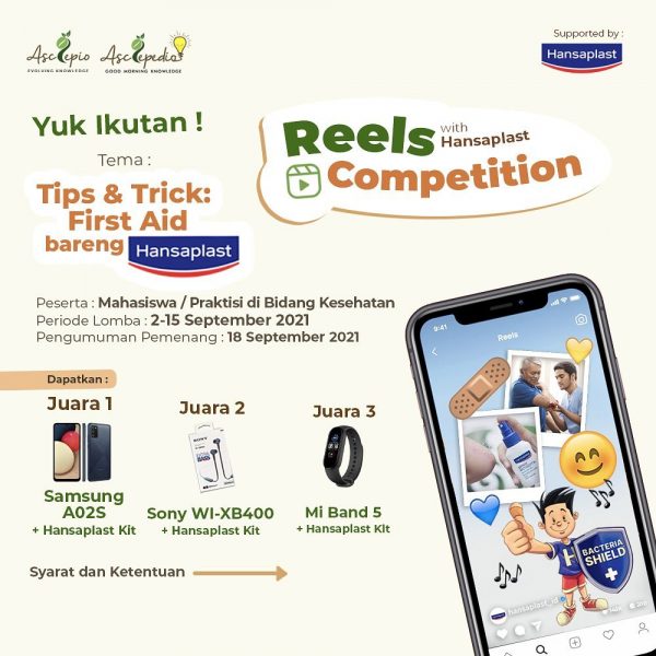 Lomba Video Reels With Hansaplast Berhadiah SAMSUNG A02s dan lainnya