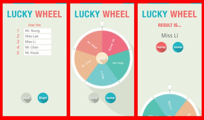 Lucky Wheel Lucky Draw