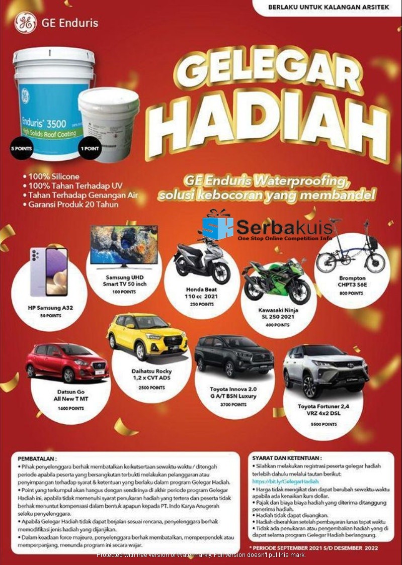 Promo Ge Enduris Untuk Kalangan Arsitek