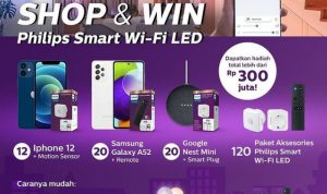 Promo Philips Smart Wi-Fi LED Berhadiah iPhone 12, Samsung A52, dll