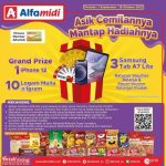 Promo Snack Fair Alfamidi Berhadiah iPhone 12, Tab A7 Lite & Emas