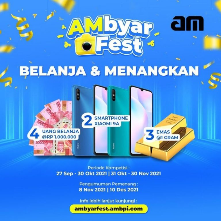 Promo Undian AM Mortar AMbyar Fest Berhadiah Total Puluhan Juta