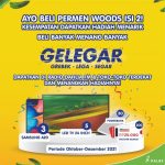 Promo Undian Gelegar Woods Isi 2 Berhadiah SAMSUNG A20, TV, dll