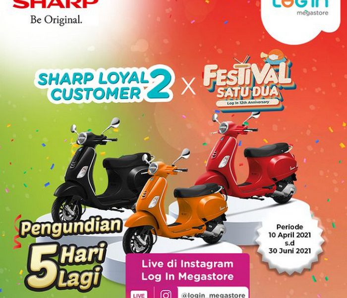 Saksikan Live Pengundian Sharp Loyal Customer 2 Log In Megastore