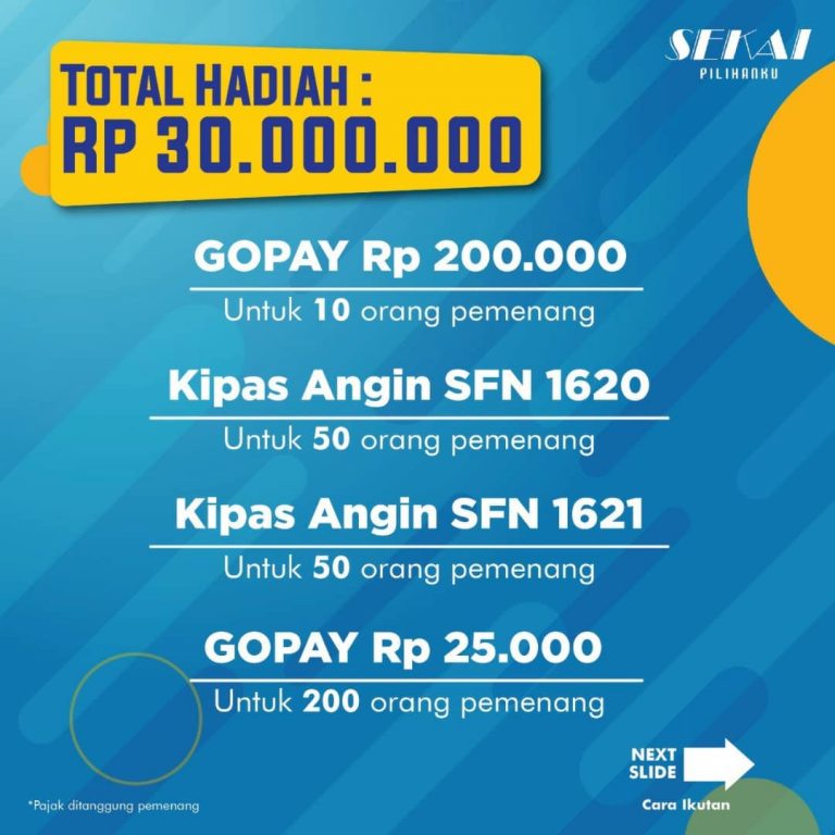 Twibbon Challenge Reaction Ditiup Kipas Sekai Berhadiah Total 30 Juta (1)