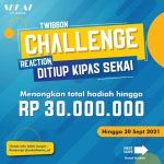 Twibbon Challenge ini akan berlangsung hingga akhir september 2021. Yuk sobat, ikutan Challenge Twibbon Reaction "Ditiup Kipas Sekai" dan dapatkan ratusan hadiah menarik. Jika kamu butuh informasi lebih lanjut, kamu bisa swipe slide gambar diatas.