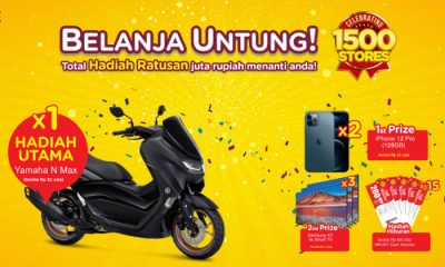 Undian Belanja Untung MR DIY Berhadiah Yamaha NMax, iPhone, TV, dll