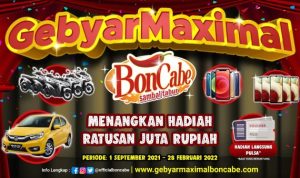 Undian Gebyar Maximal Boncabe Berhadiah Mobil Honda Brio