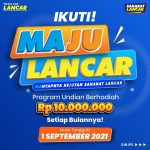 Undian MAJU LANCAR Berhadiah 10 Juta Per Bulan