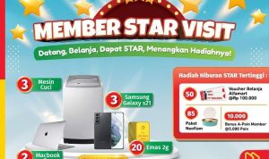 Undian STAR Visit Alfamart Grand Prize Macbook Pro, Samsung S21, dll
