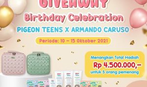 Giveaway Collaboration Pigeon Berhadiah Total 4,5 Juta Untuk 5 Pemenang