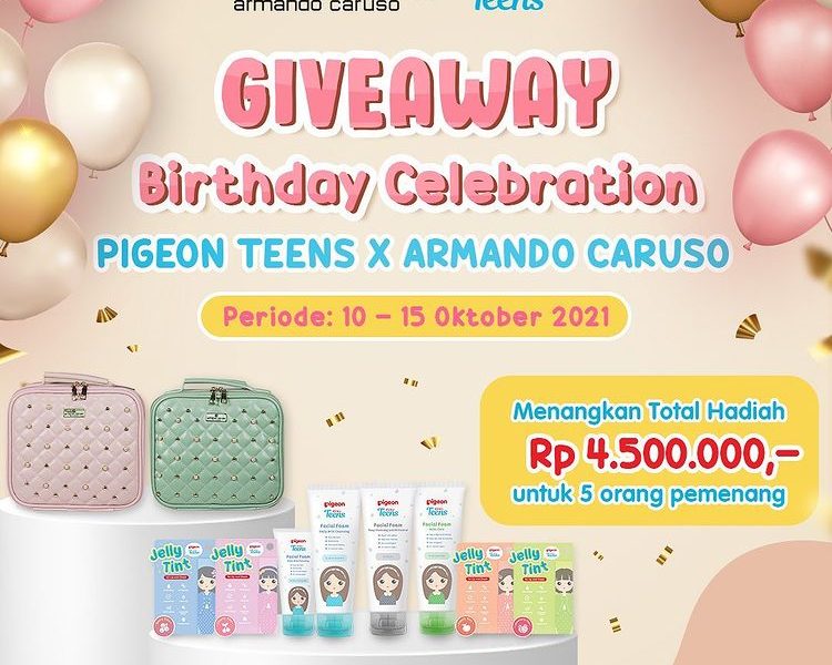 Giveaway Collaboration Pigeon Berhadiah Total 4,5 Juta Untuk 5 Pemenang