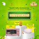 Giveaway Segari 10.10 Berhadiah Emas, Mito Oven Mini dan Pan Wok