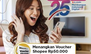 Giveaway Umur XL Axiata Berhadiah Voucher Shopee Untuk 25 Pemenang