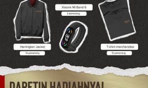 Hadiah - Giveaway Ubah Cara Main Berhadiah Xiaomi Mi Band 6, Jaket Harrington, dll