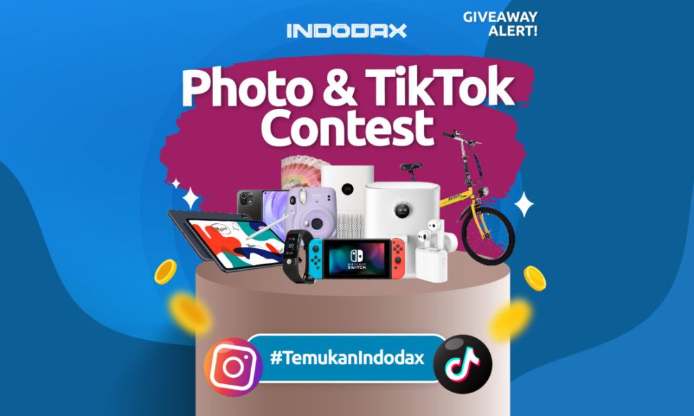 Indodax Photo & TikTok Contest Berhadiah Total Puluhan Juta Rupiah!