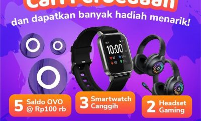 Kuis Cari Perbedaan Berhadiah 5 Smartwatch, 2 Headphone & Saldo OVO