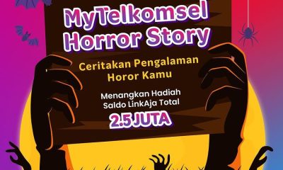 Kuis Cerita Horor MyTelkomsel Berhadiah Saldo LinkAJa Total 2.5 Juta
