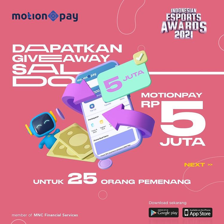 Kuis IEA 2021 Berhadiah Saldo MotionPay senilai Total 5 Juta Rupiah